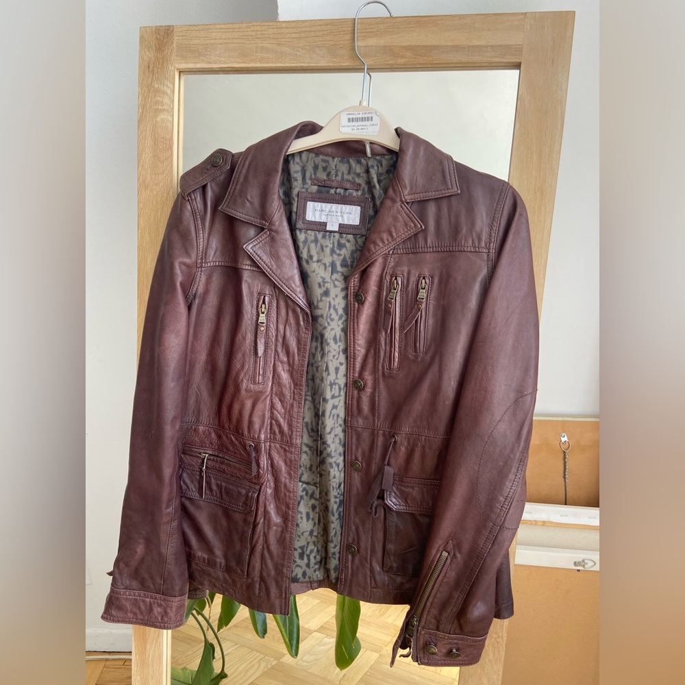 100% Leather Coat - Andrew Marc
